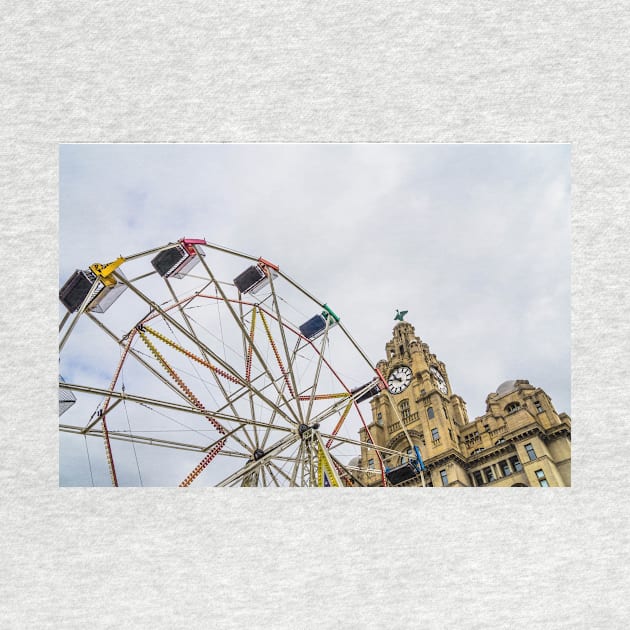 Big Wheel at the Liver Building, Liverpool by millroadgirl